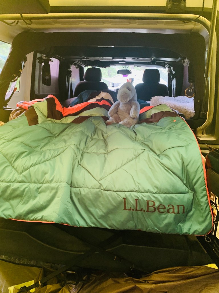 Where we were supposed to sleep...