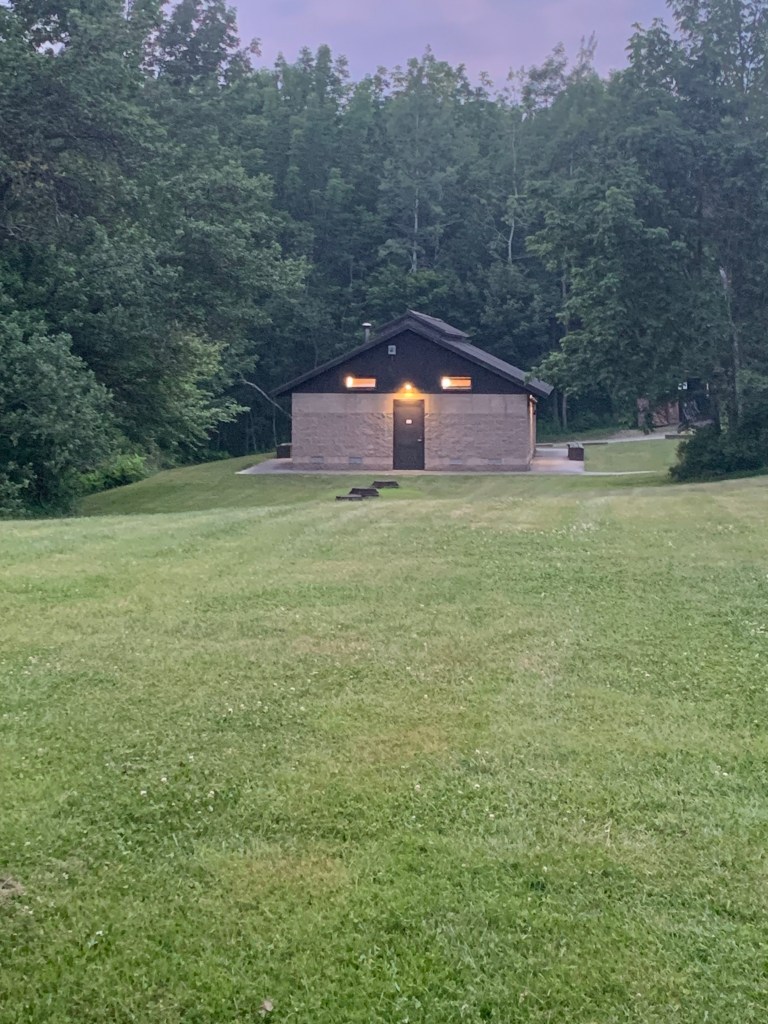 The toilets and showers! 