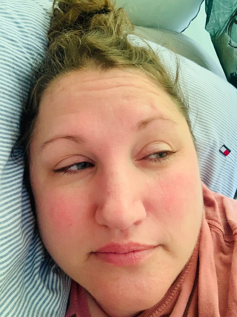 The second morning. Much more rested. 